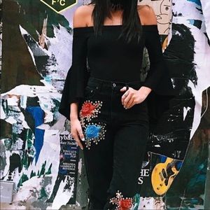 Bell Sleeve Bodysuit